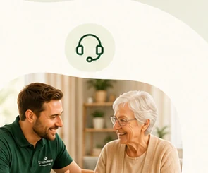 Persönliche Hilfe vor Ort statt Hotline